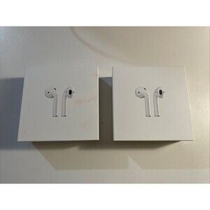Lot 2 Apple Airpods 2nd Gen Wireless Charging Case EMPTY BOX Instruction Manual